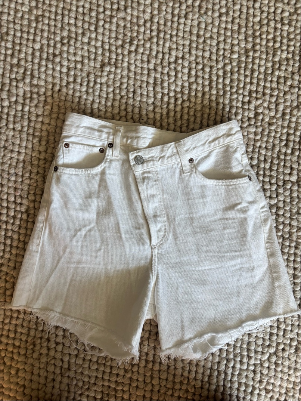 Agolde Criss Cross Shorts